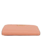 Jet Set Travel Signature Leather Large Double Zip Wristlet Wallet Sherbert