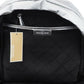 Rae Medium Silver Quilted Nylon Fabric Shoulder Backpack Book Bag