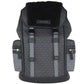 Cooper Large Black Signature PVC Faux Fur Sport Flap Backpack Bag