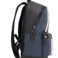 Cooper Large Admiral Signature PVC Varsity Stripe Backpack Bookbag Blue