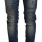 Chic Blue Washed Skinny Denim Serenade
