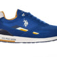 Blue Eco Fabric Men Sneaker