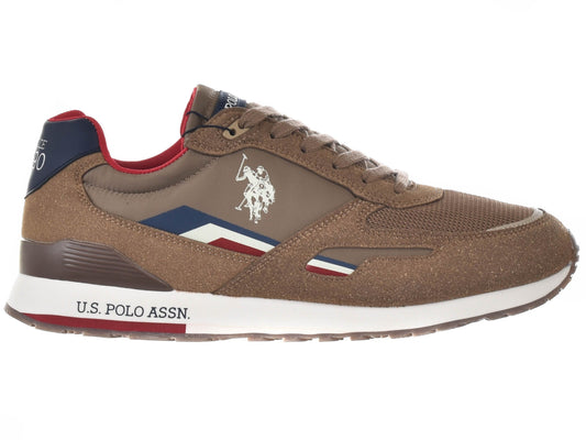 Brown Eco Fabric Men Sneaker