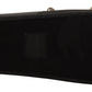 Elegant Black Leather Slide Sandals