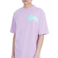 Purple Cotton Men T-Shirt