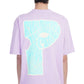 Purple Cotton Men T-Shirt