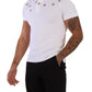 Sleek White Collared Polo T-Shirt