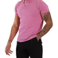 Chic Pink Collared Polo T-Shirt