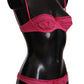 Chic Dark Pink Lace Cotton Lingerie Set