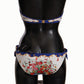 Elegant Floral Bandeau Bikini Set