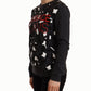 Chic Black Leopard Crew Neck Pullover