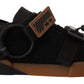 Elegant Low Top Casual Sneakers in Black