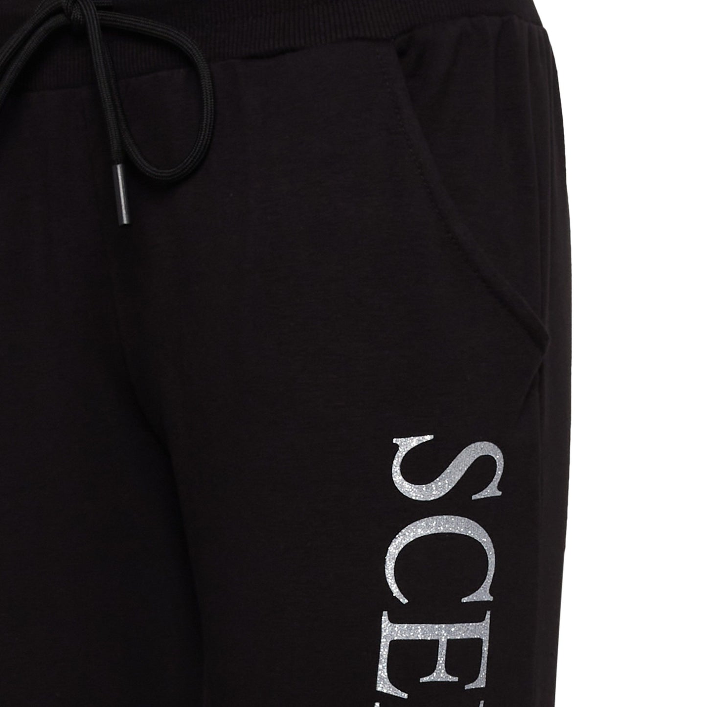 Black Cotton Women Pant