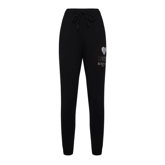 Black Cotton Women Trouser