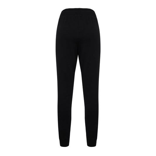 Black Cotton Women Trouser