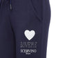 Blue Cotton Women's Trouser