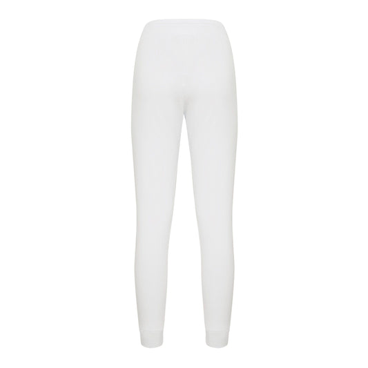 White Cotton Women's Pants