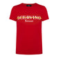 Red Cotton Men T-Shirt