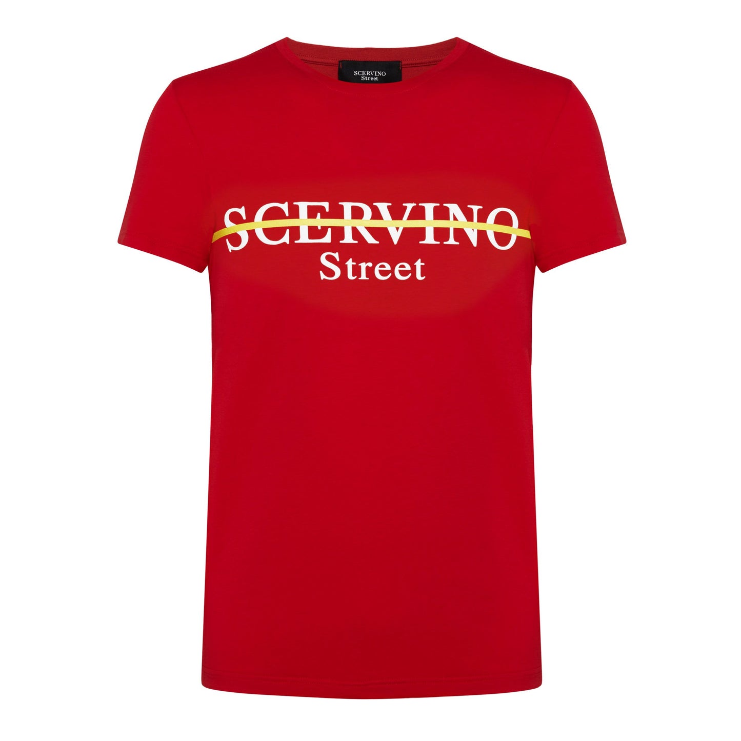 Red Cotton Men T-Shirt