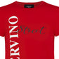 Red Cotton Men T-Shirt