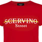 Red Cotton Men T-Shirt