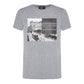 Gray Cotton Men T-Shirt