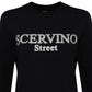 Black Cotton Women Sweater