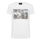 White Cotton Men T-Shirt