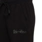 Black Cotton Women's Pants