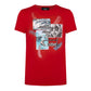 Chic Red Cotton Blend T-Shirt