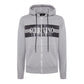 Chic Hooded Grey Cotton Jacket
