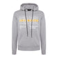 Sleek Gray Cotton Hooded Jacket