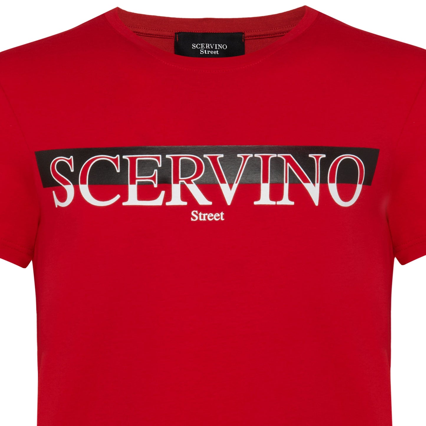 Red Cotton Men T-Shirt