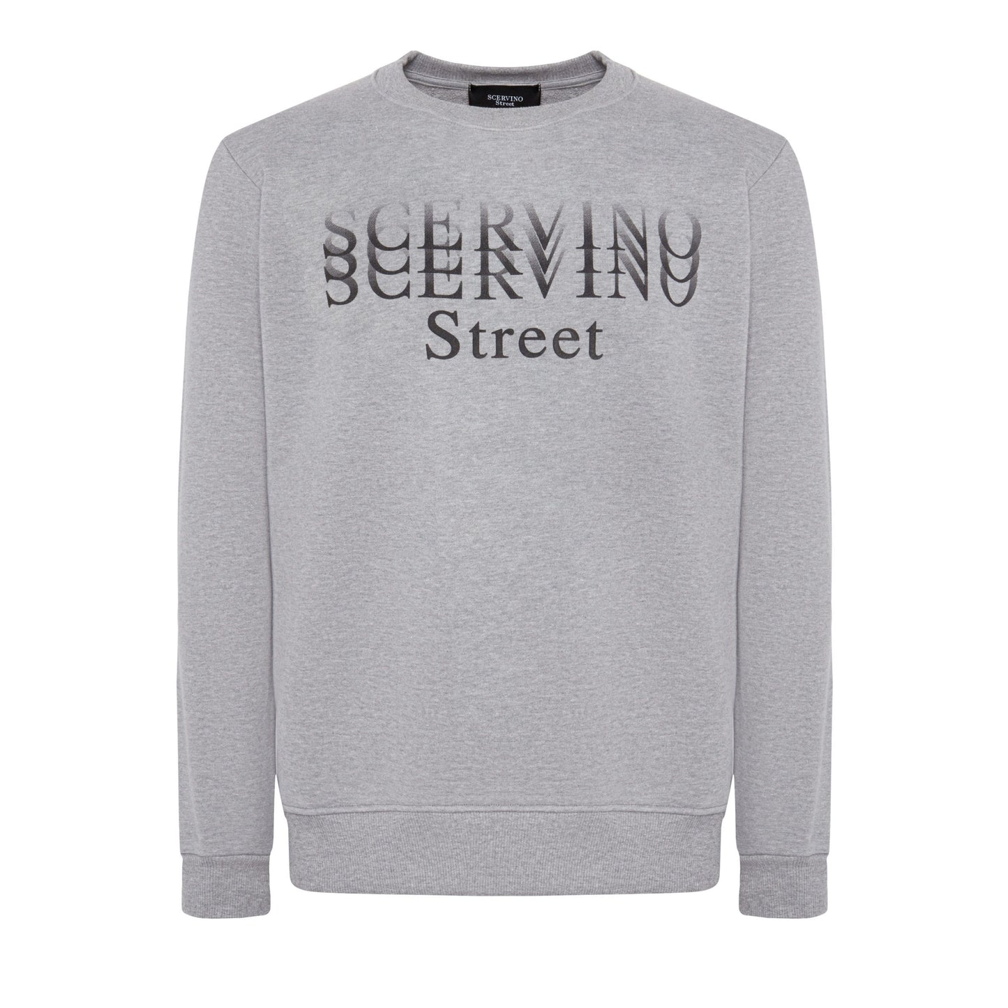 Gray Cotton Men Sweater