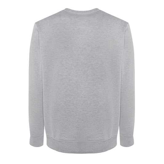 Gray Cotton Men Sweater