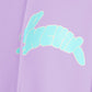 Purple Cotton Men Sweatshirt