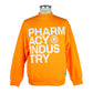 Orange Cotton Men Sweater