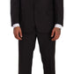 Sleek Grey Regular Fit Two-Piece Suit