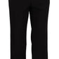 Elegant Black Two-Piece Suit with Deconstructed Blazer