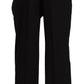 Elegant Black Two-Piece Suit with Deconstructed Blazer