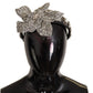 Elegant Crystal Diadem Headband - Chic Black