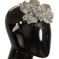 Elegant Crystal Diadem Headband - Chic Black
