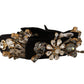 Elegant Crystal Embellished Silk Diadem