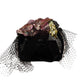 Elegant Floral Sequined Diadem Fascinator