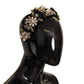 Embroidered Silk Crystal Tiara