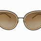 Elegant Lace Pattern Metal Sunglasses