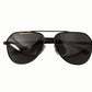 Elegant Black Full Rim Sunglasses