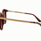 Elegant Leopard Oval Sunglasses