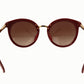 Elegant Leopard Oval Sunglasses