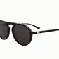 Elegant Black Full-Frame Sunglasses